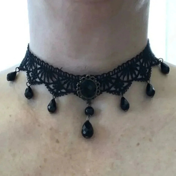 7 Gorgeous Victorian Vampire Goth Halloween Chokers Set 1 - Picture 7 of 9